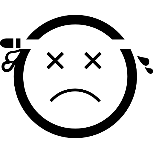 Bullet passing through a man head